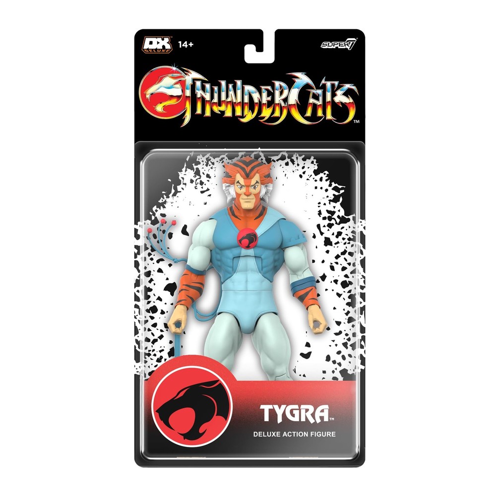 Super7 Deluxe Thundercats Tygra - 7" 7 inch Scale, Multicolor