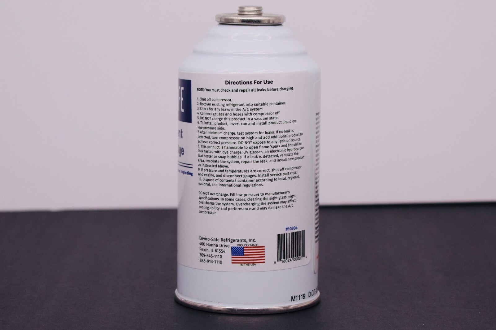 R134a Replacement Refrigerant with dye- CASE OF 3 CANS!