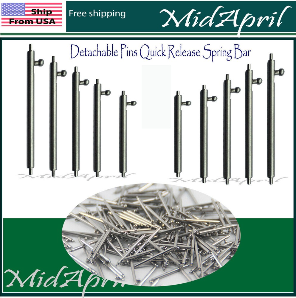 Detachable Watch Spring Bar Stainless Steel  -w Handle  -quick release