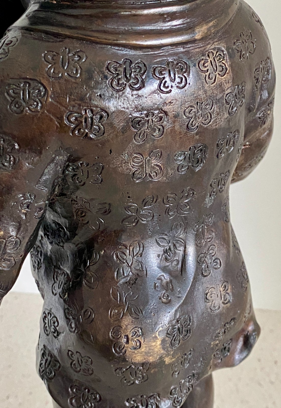 Vtg 16" Bronze Anthropomorphic Pig Sculpture Playing Violin Maitland Smith MCM