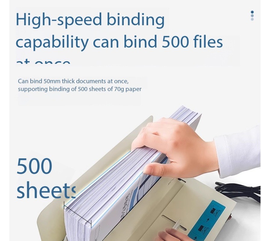 Fully Automatic Hot Melt Binding Machine Electric Glue Book Binder Office Tool
