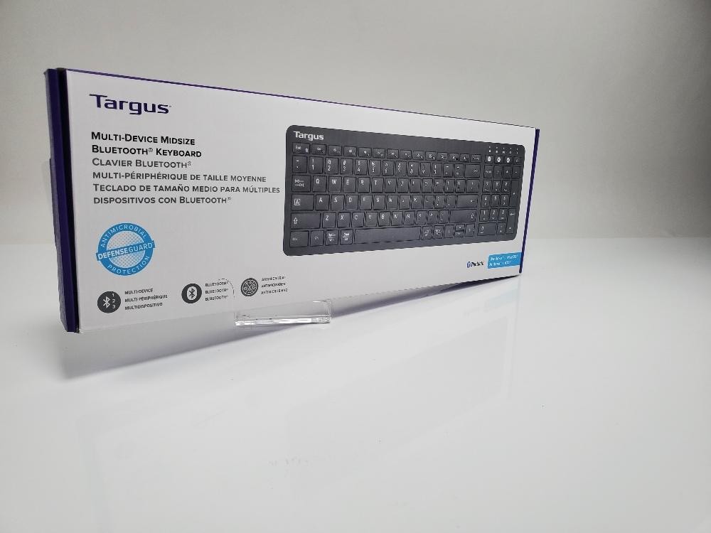 Targus Midsize Multi Device Bluetooth Keyboard Mouse Bundle Cross Platform Set