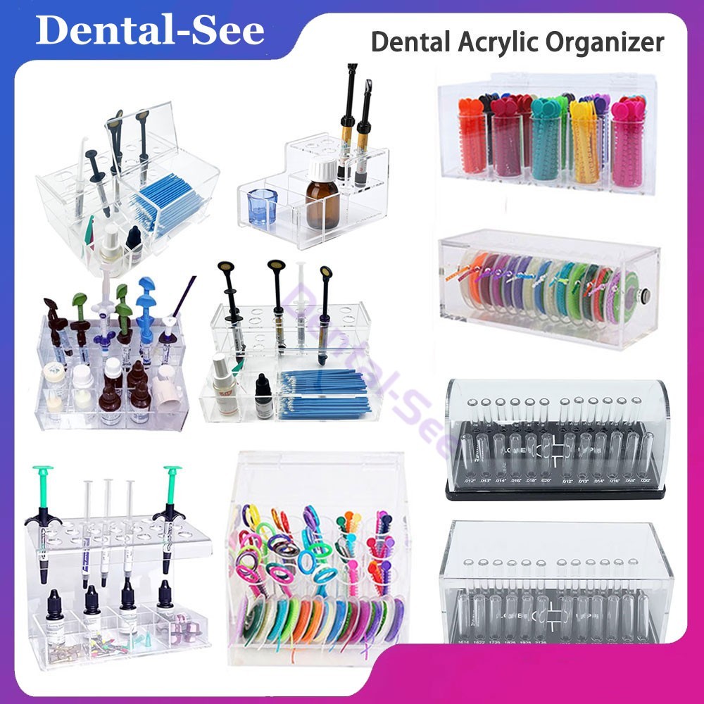 Dental Orthodontic Power Chain Ligature Tie Holder Case Organizer Storage Box