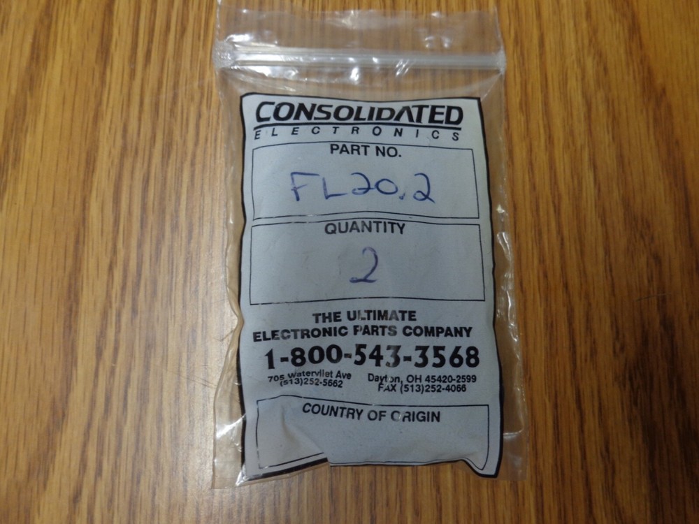 Consolidated Electronics Inc. Replacement Flat Rubber Belts (3) FL20.2