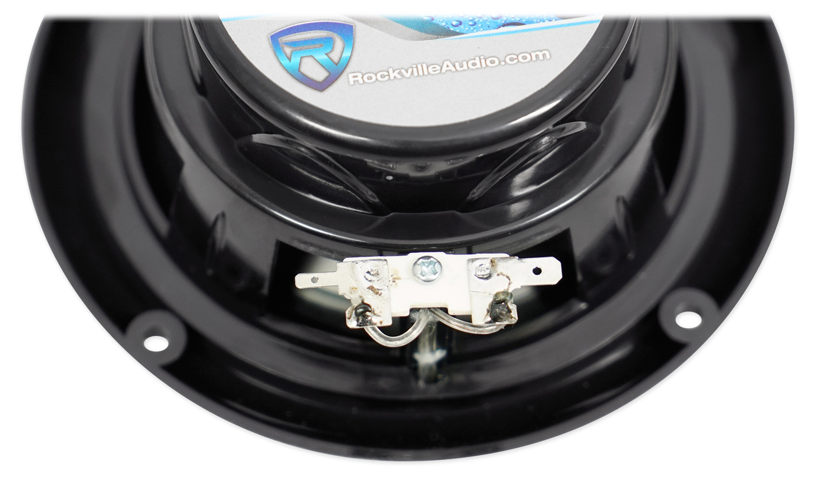 Pair Rockville MS525B 5.25" 400 Watt Waterproof Marine Boat Speakers 2-Way Black