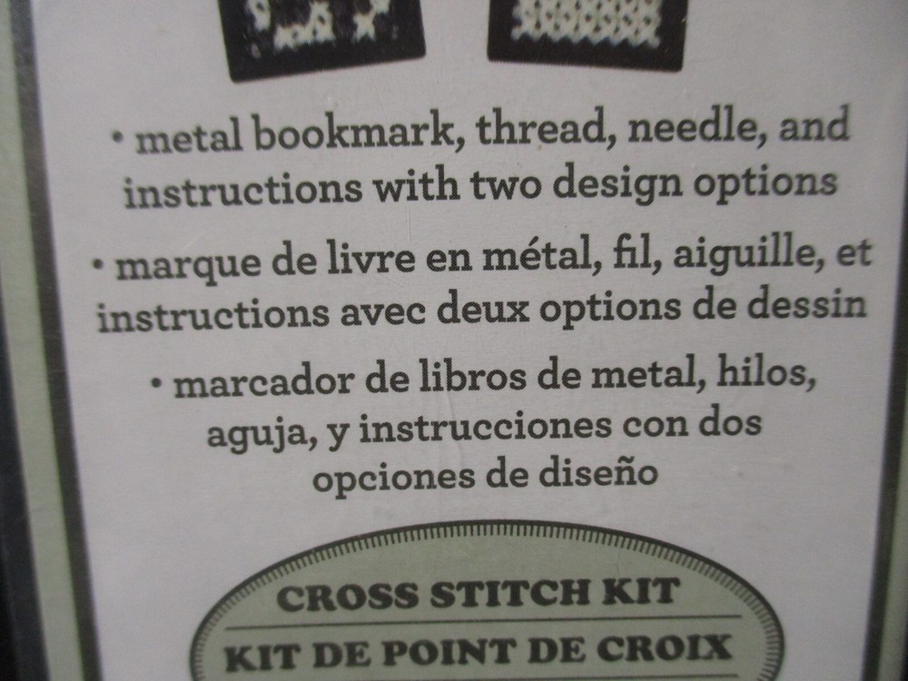 Dimensions Cross Stitch Bookmark Kit - Keep Reading or Book Nerd