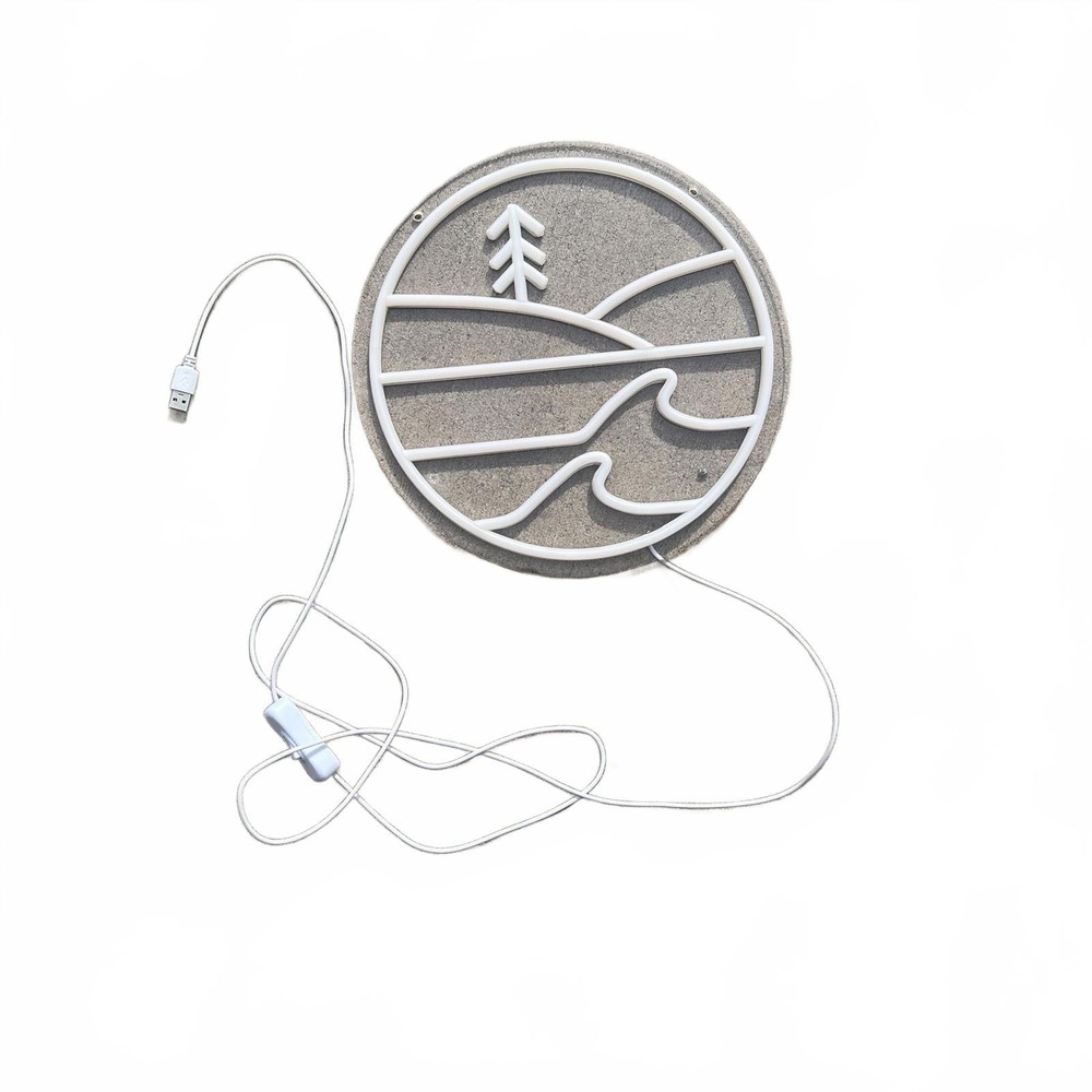 USB LED Round light with Nature Design