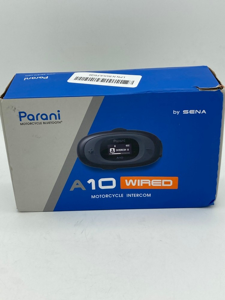 Sena Parani A10 Intercom Headset for Motorcycles (Wired Mic)