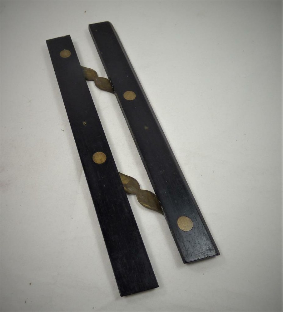 parallel RULE / RULER ANTIQUE LARGE ebony drawing instrument