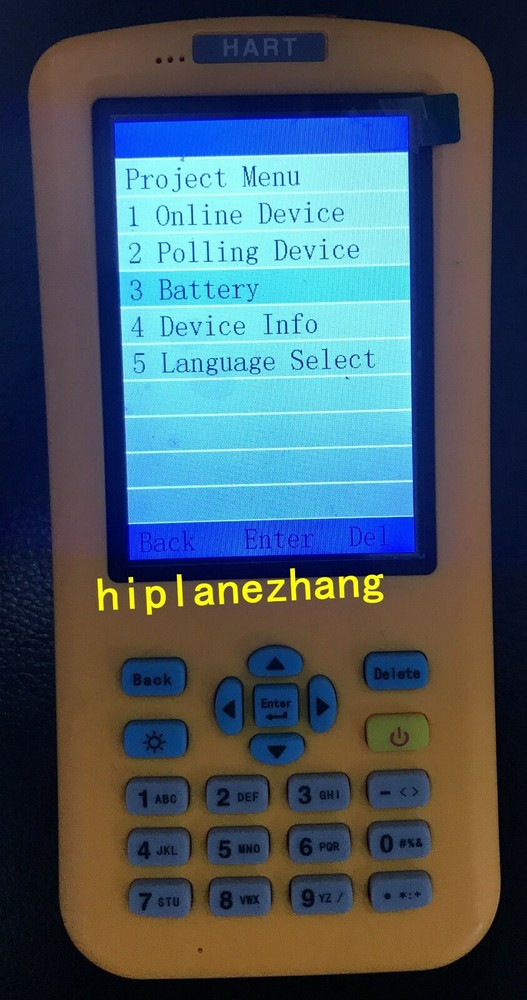 Handheld Digital Field Hart Communicator Conform to HCF Protocol Common Mode 40V