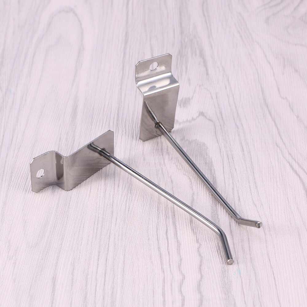 20PCS Slatwall Hooks Store Hook Display Panel Hooks Panel Display Items Products