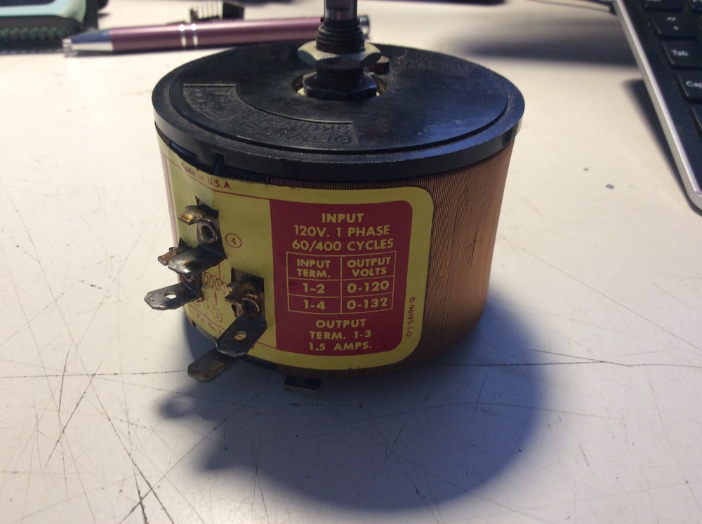 Vintage Ohmite Variable Transformer VT2