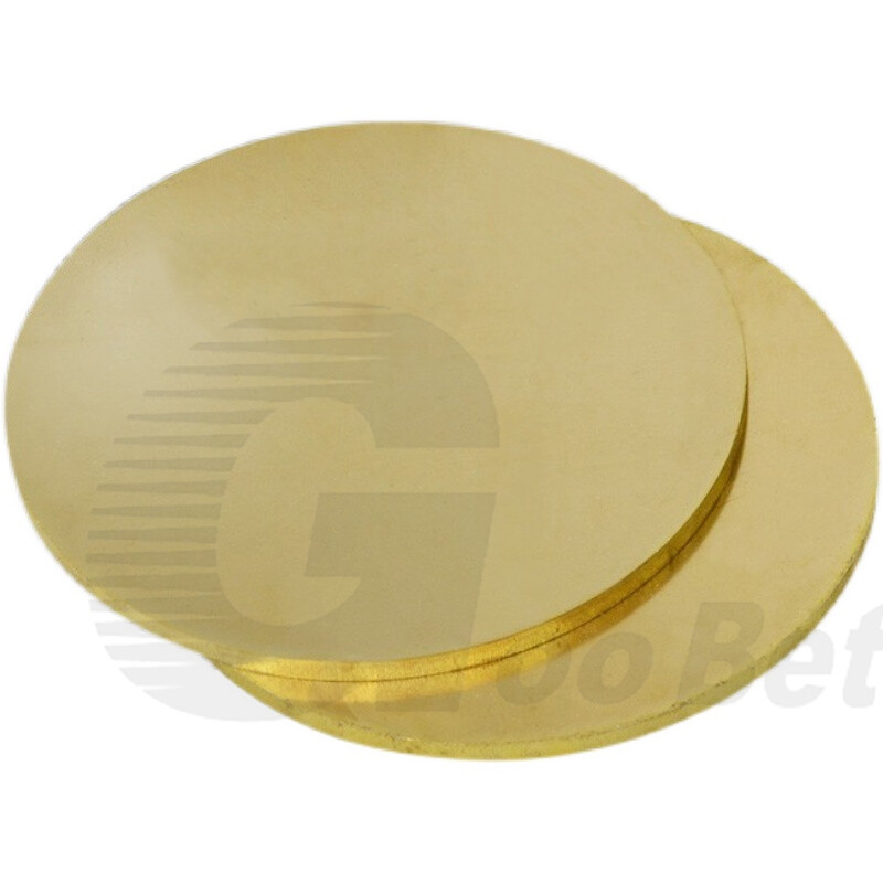 H62 Solid Brass Disk Circle Blanks Discs Round Sheets 10-300mm Dia 0.3-4mm Thick