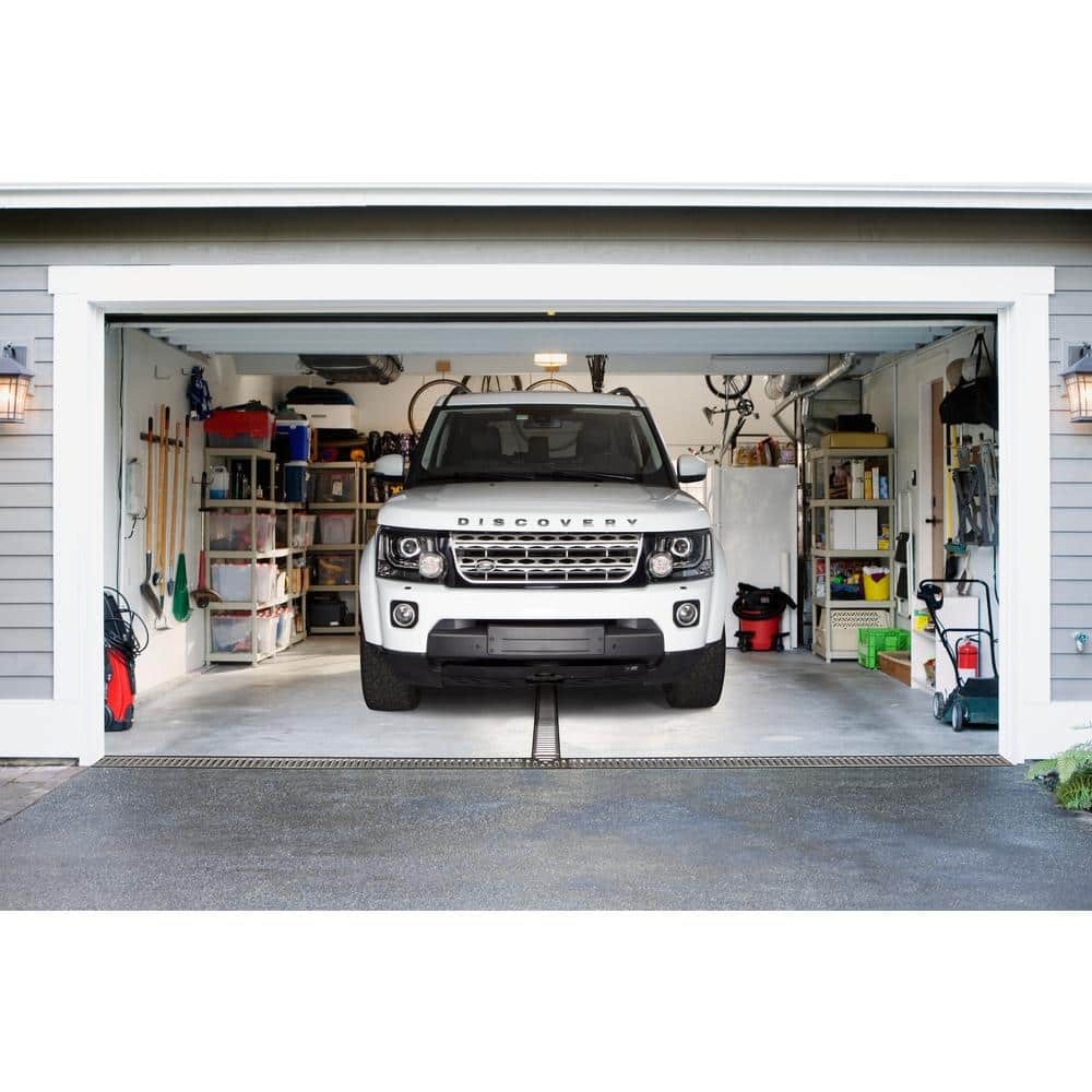 RELN Storm Drain 10 ft. Channel complete with Galvanized Grate Accessory