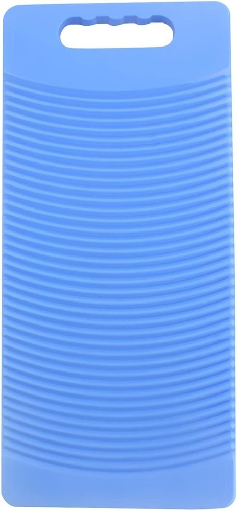 Plastic Rectangle Washboard Washing Clothes Board 50cm Long Blue