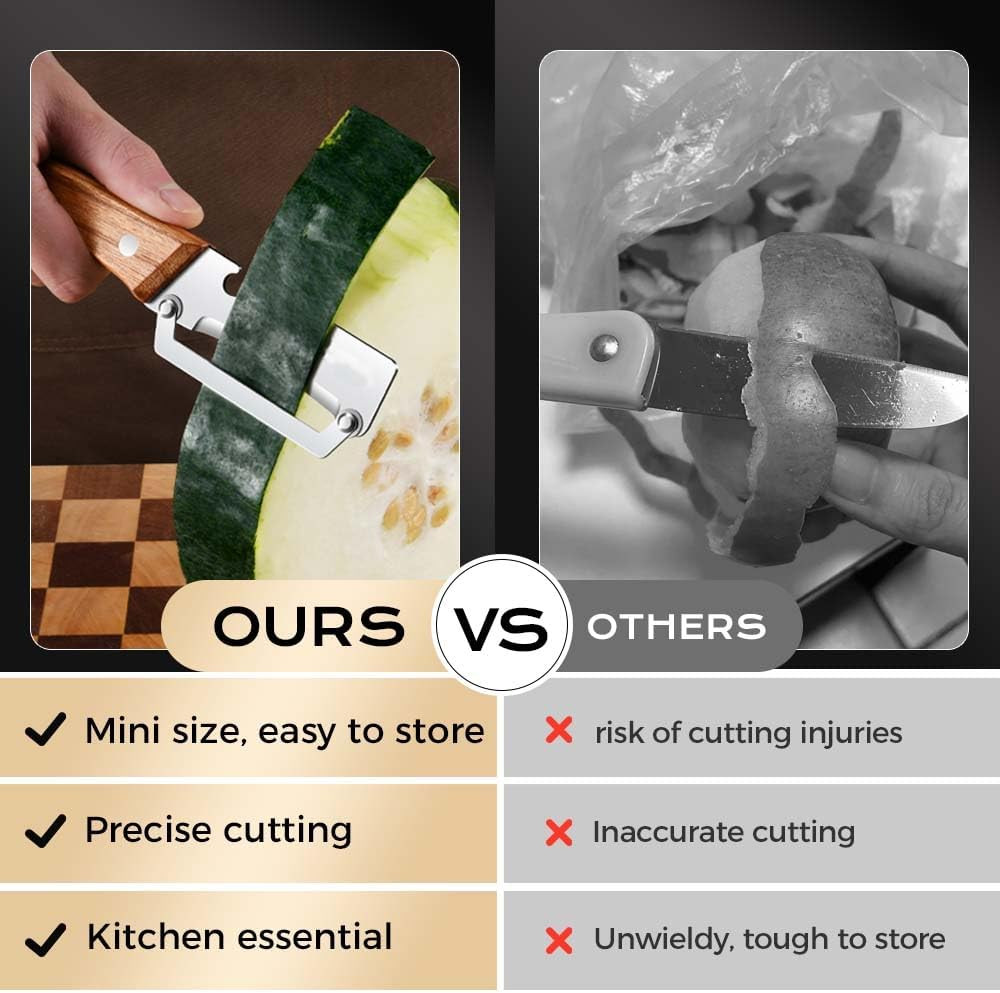 Multi-Functional Vegetable Peeler for Kitchen, Ultra-Sharp Stainless Steel Blade