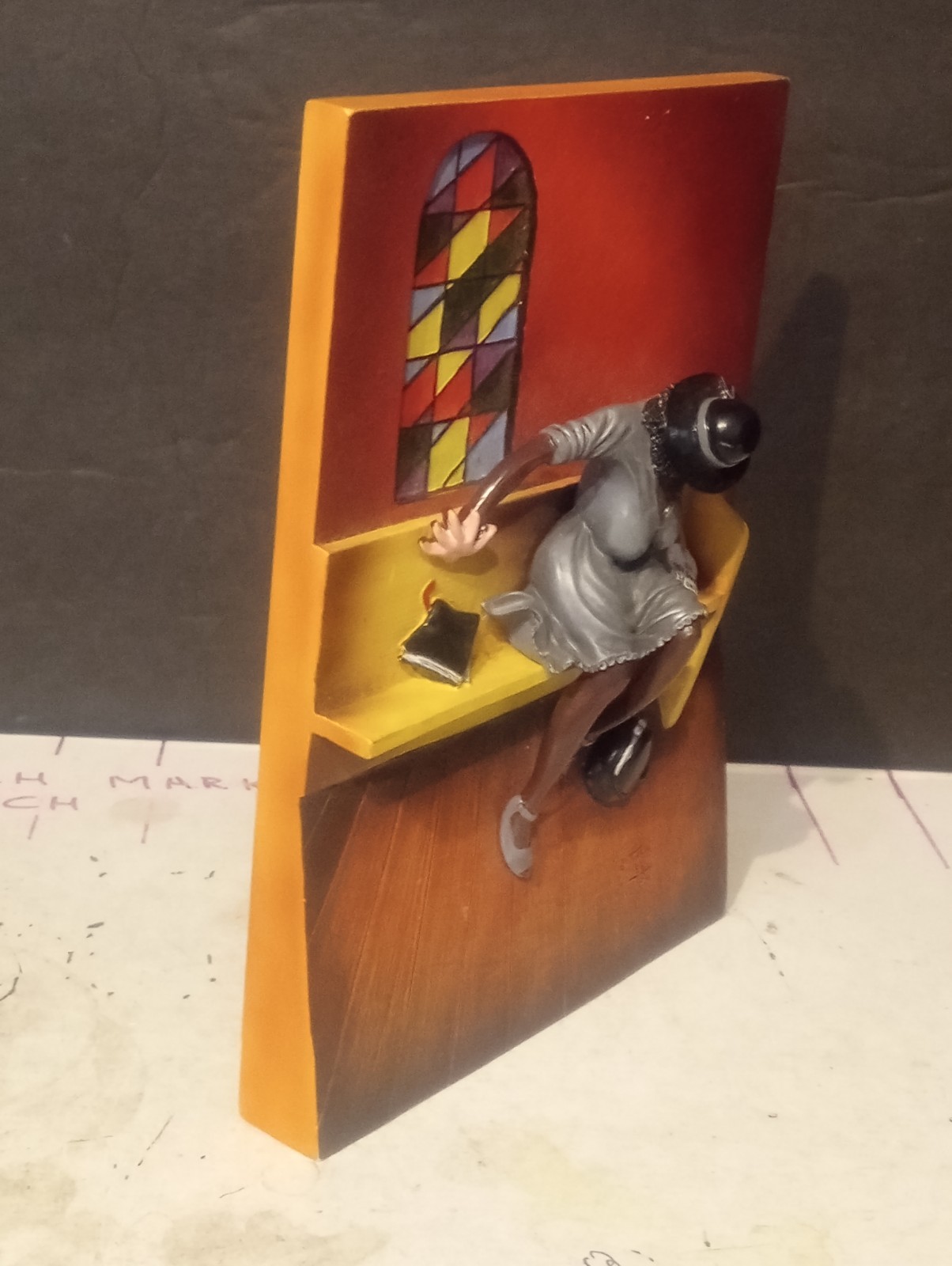 (3) Vintage Annie Lee CORN BREAD HOLY GHOST HAIR EXTESIONS CERAMIC WALL PLAQUES