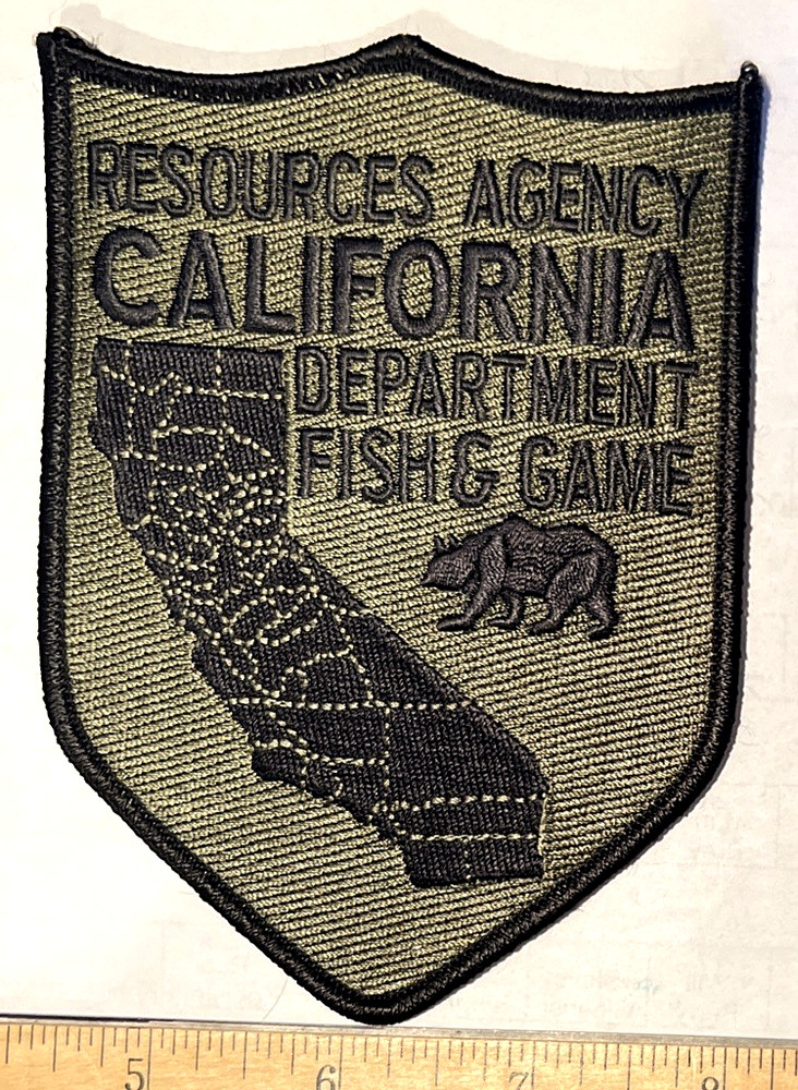 California Fish and Game Subdued PATCH
