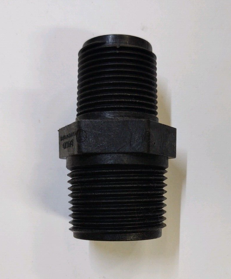 RN100075 BANJO REDUCER NIPPLE BLACK POLYPROPYLENE