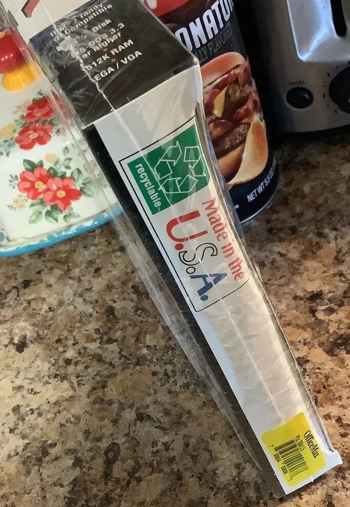 Plix Computer Game PC Version IBM/Tandy/MS-DOS 3.5” Disk New