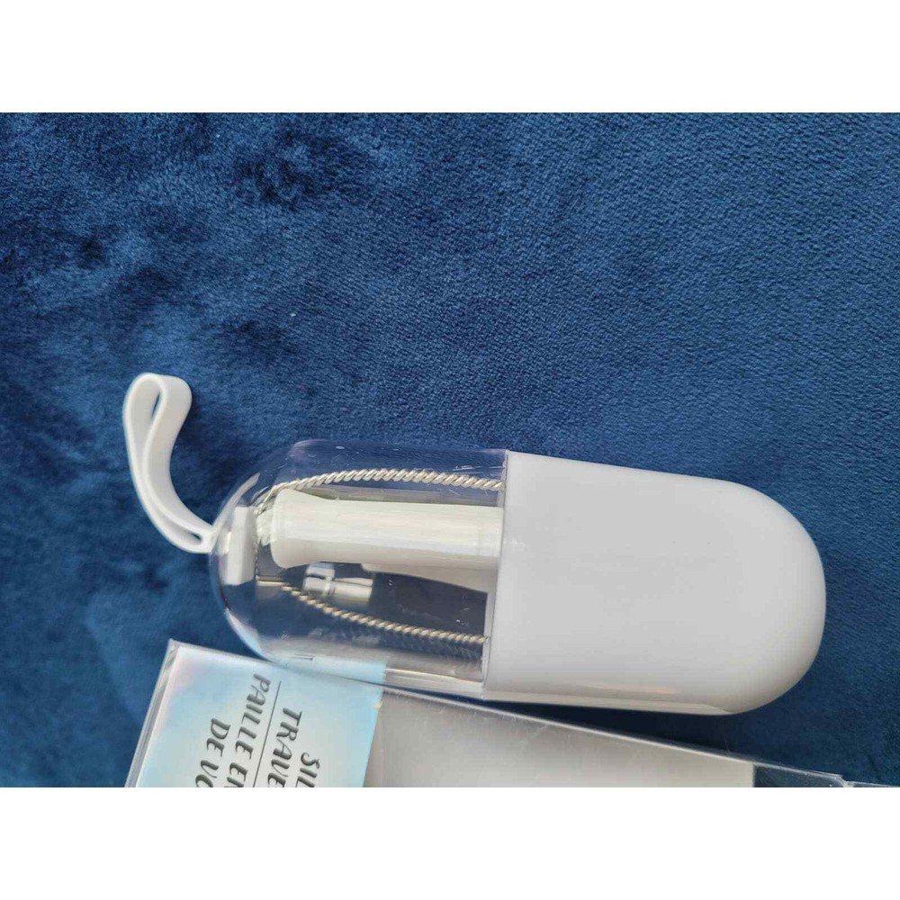 Travel Silicone Straw, Portable, Compact