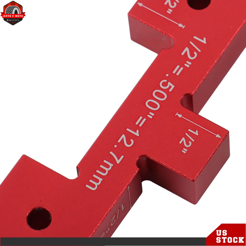 Height Gauge Router Table Setup Bars 14PCS Precision Aluminum Setup Blocks