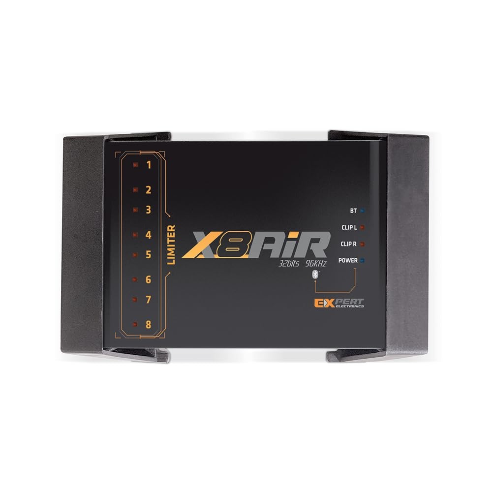 8-Channel Car Audio DSP Processor with Bluetooth, Equalizer & App Control