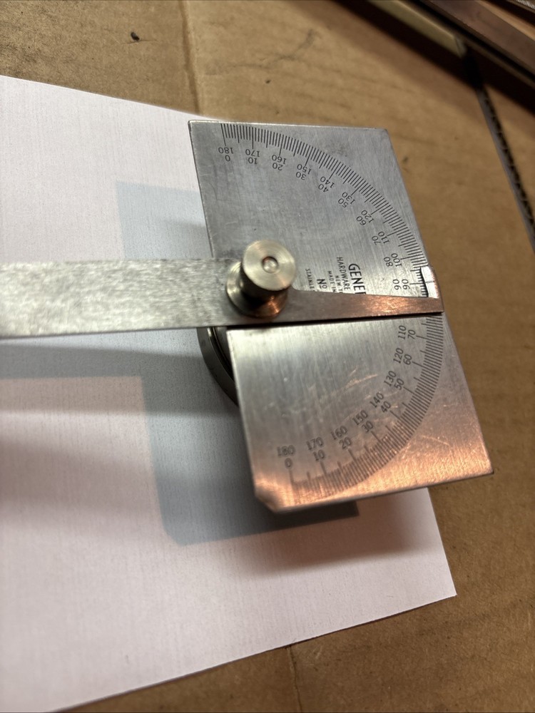 General Tools Angle Protractor #17 Stainless Steel