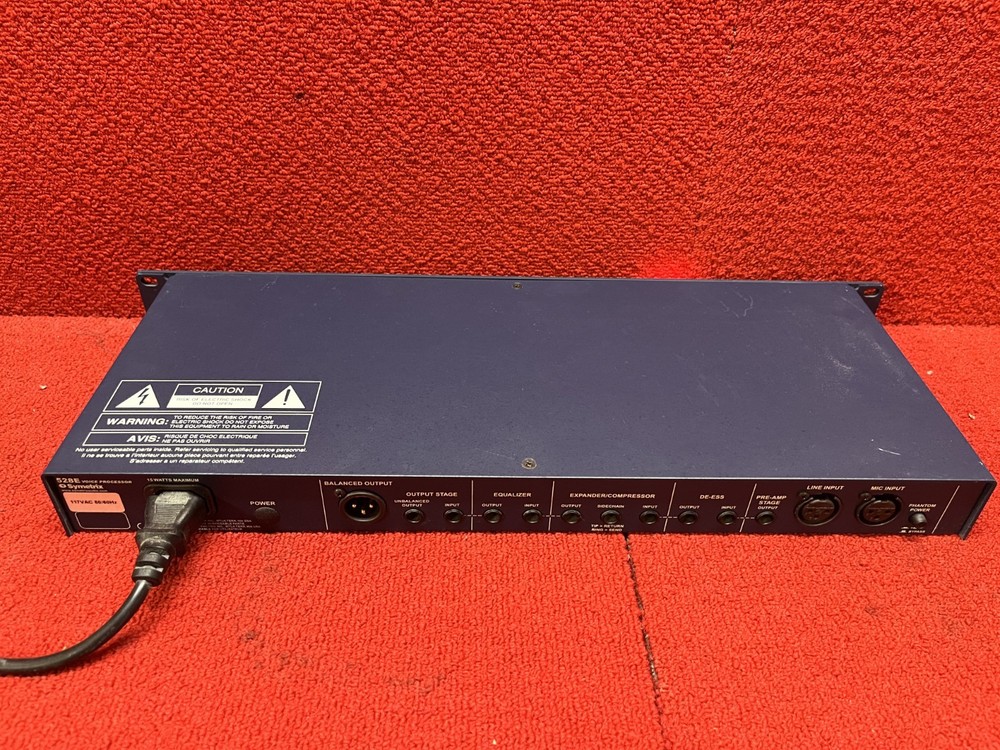 Used Symetrix 528E Analog Voice Processor Single-Channel Tested Good Condition