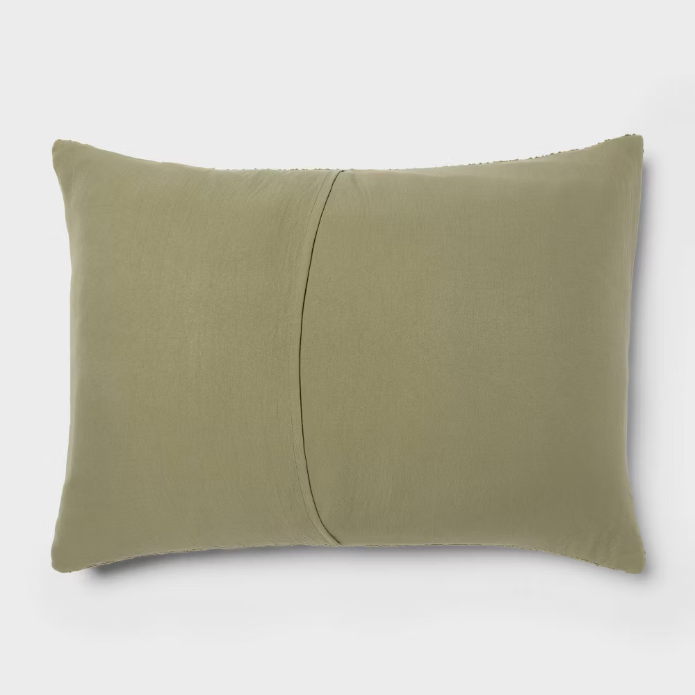 King Boucle Comforter Set Green - Threshold