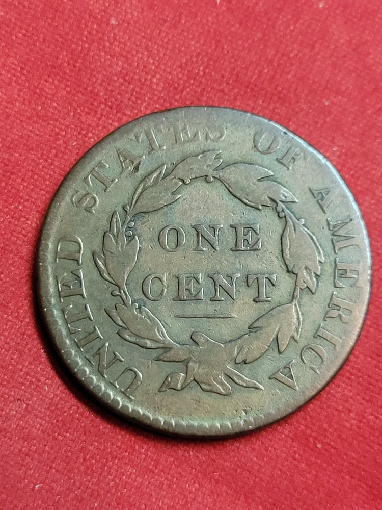 1820 large cent Small Date