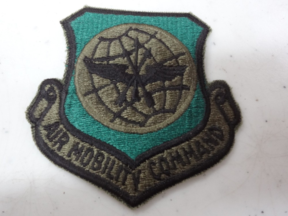 US Air Force Air Mobility Command Pilot Wings Military Patch USAF
