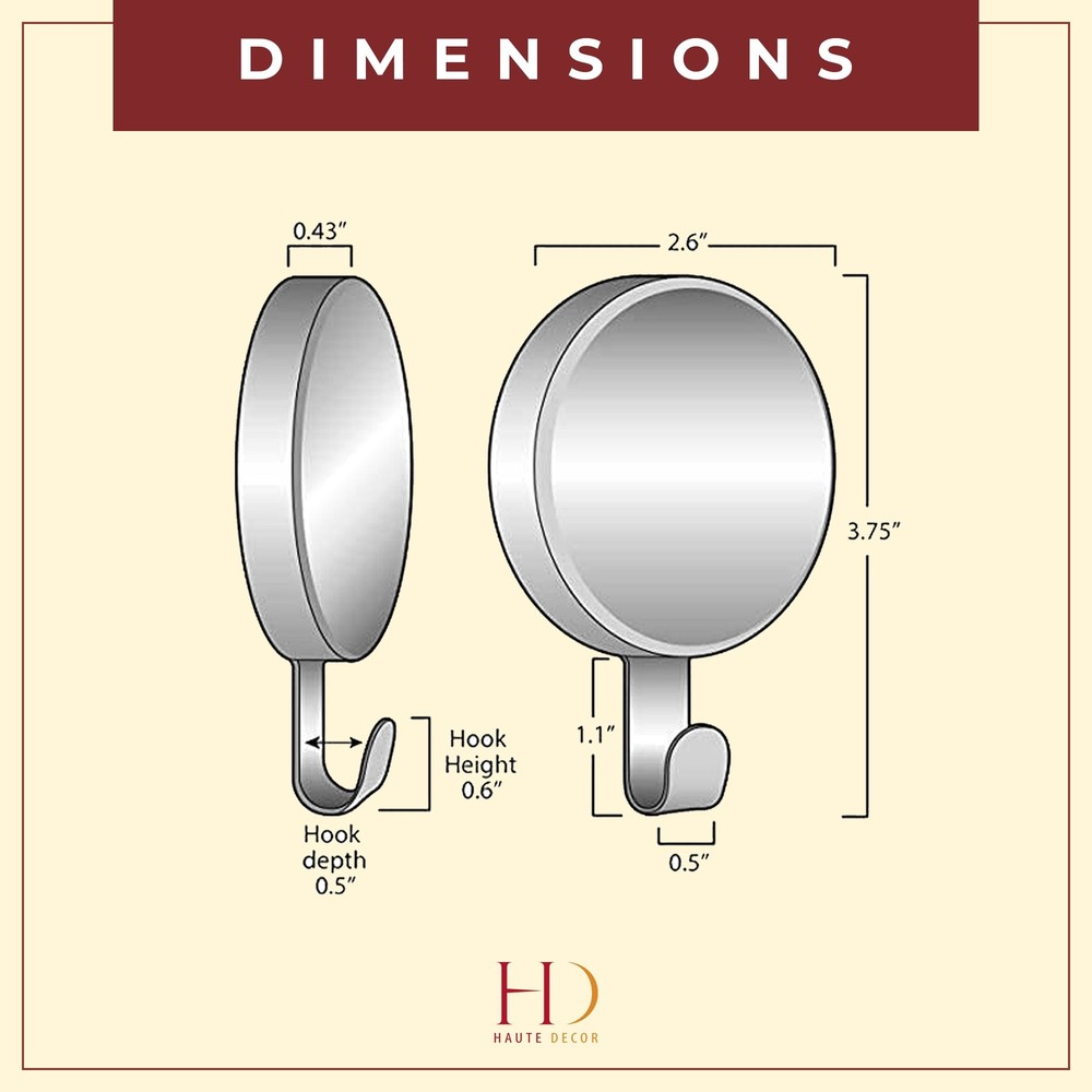 Attract® Magnetic Hanger, 1 Pack - Red