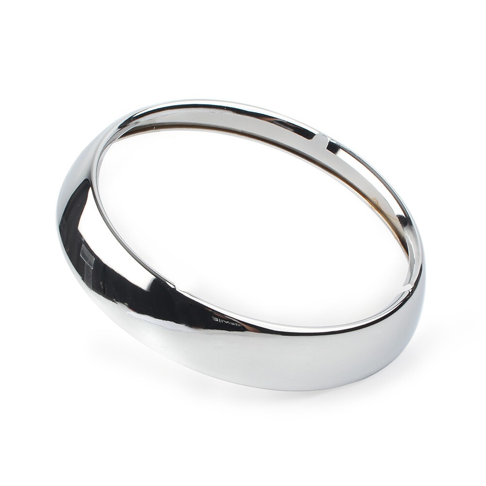 Motorcycle 7" Chrome Headlight Trim Ring Bezel For Harley Touring Electra Glide