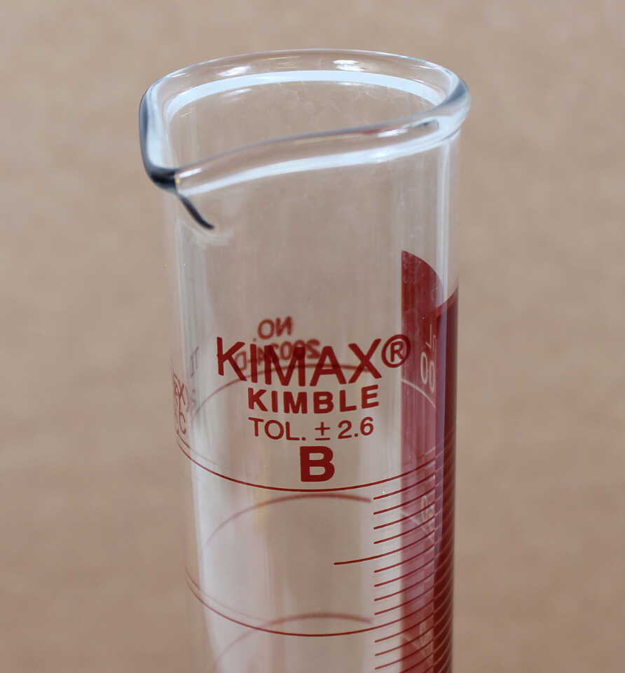 Glass 500mL Graduated Cylinder