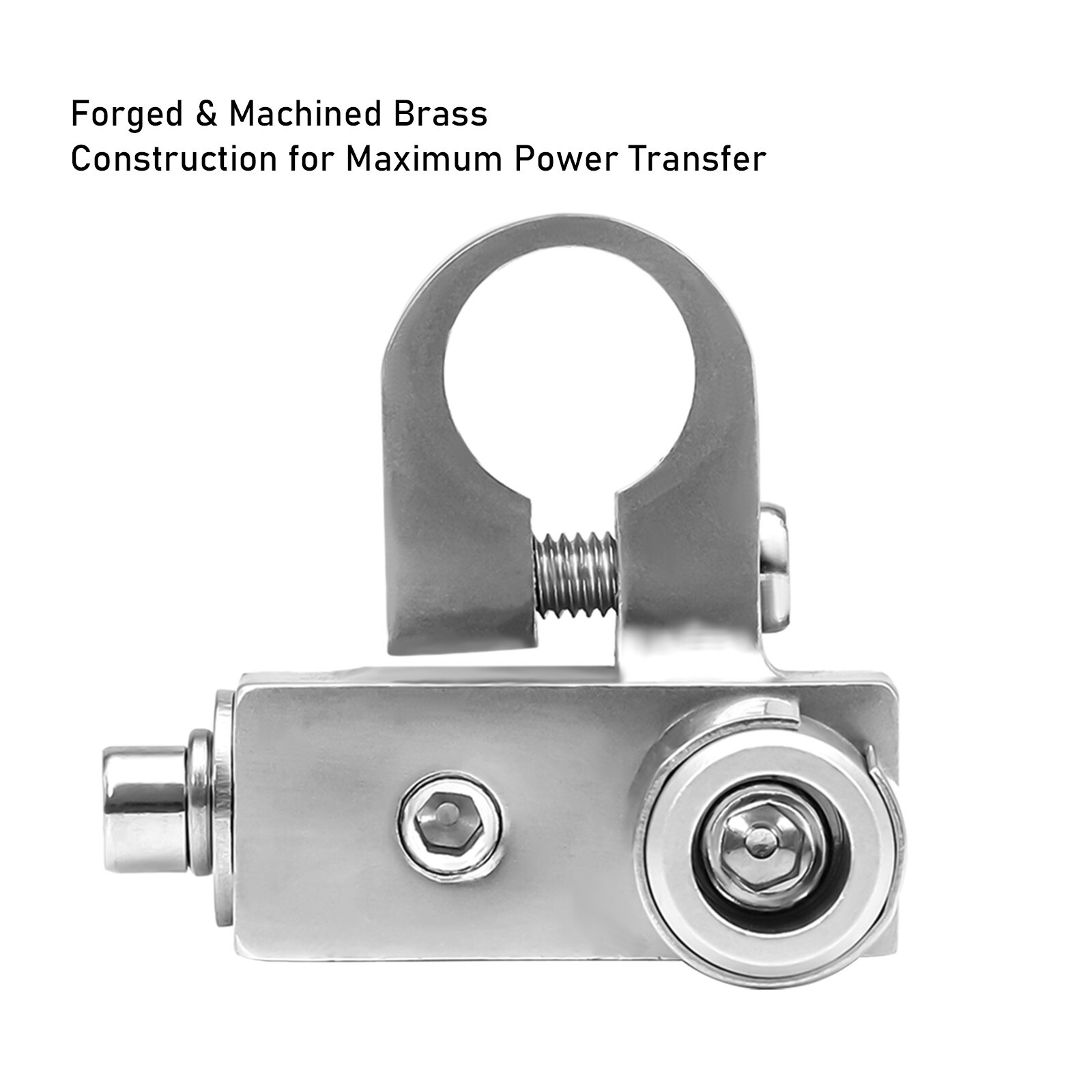 Recoil BTO Solid Brass Positive Negative Battery Terminals with Adaptor Collars