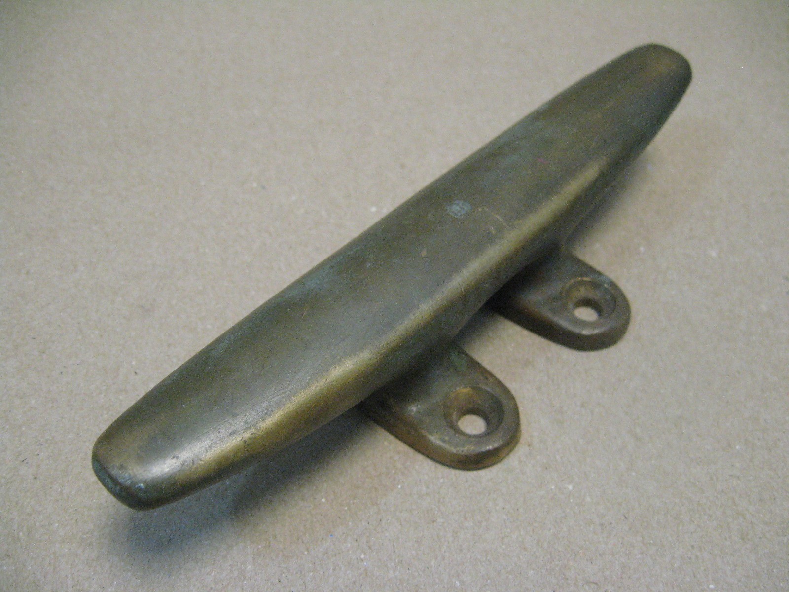 Antique Vtg 7" Solid Bronze Merriman Boat Sailboat Marine Mooring Cleat
