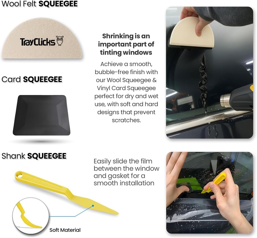 Auto Tint Kit Professional Window Tint Tools Bulldozer Squeegee