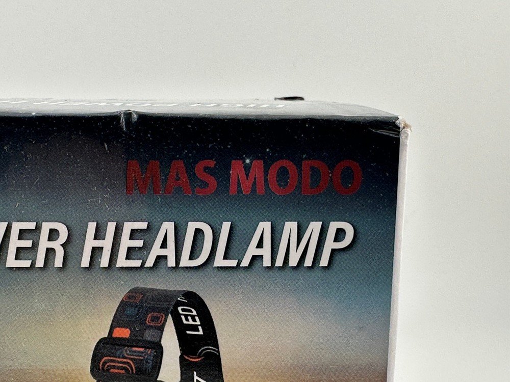 MAS MODO Recargable High Power 3-Light LED Waterproof Headlamp 3-Function