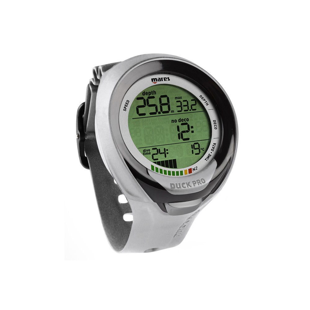 Mares Puck Pro + Dive Computer Scuba Diving Watch 414135 Grey
