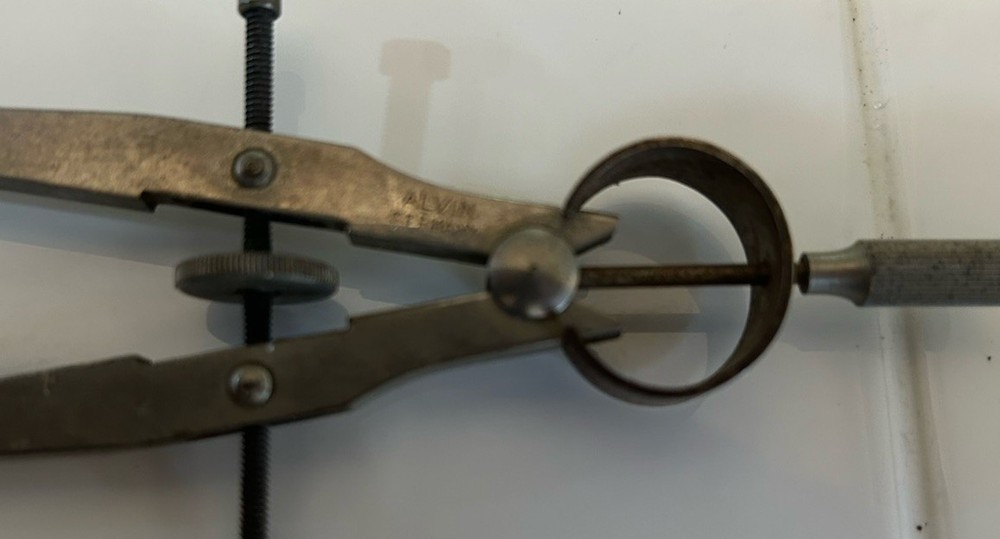 ALVIN BOW 6" COMPASS DRAFTING, ENGINEERING TOOL -GERMANY