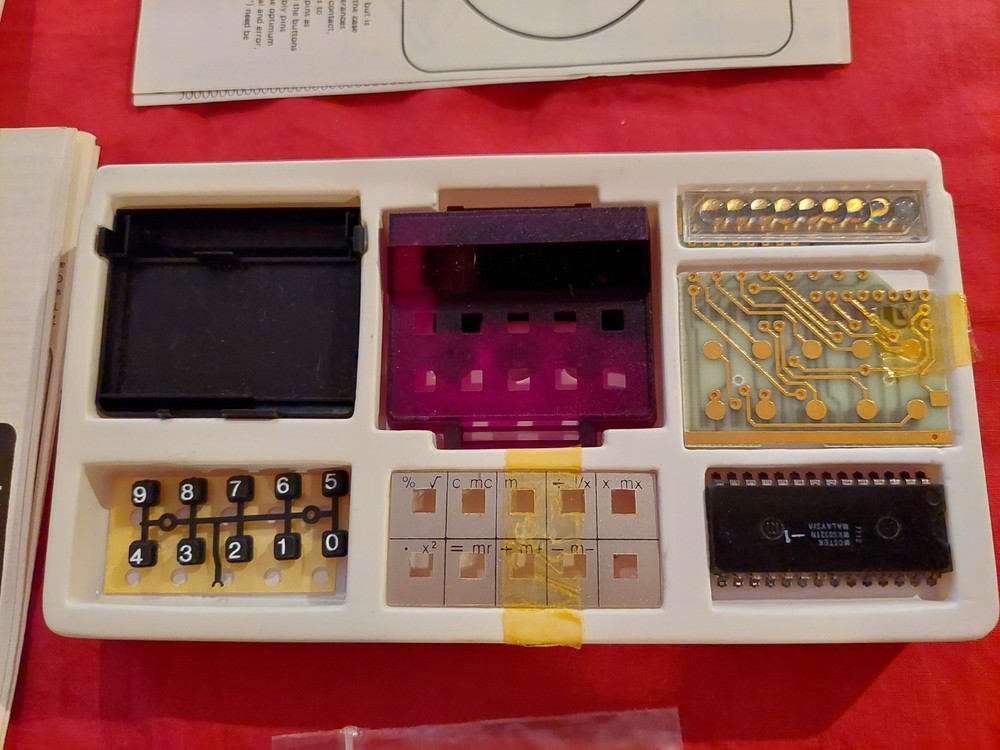 Vintage Sinclair Wrist Calculator Kit c1977