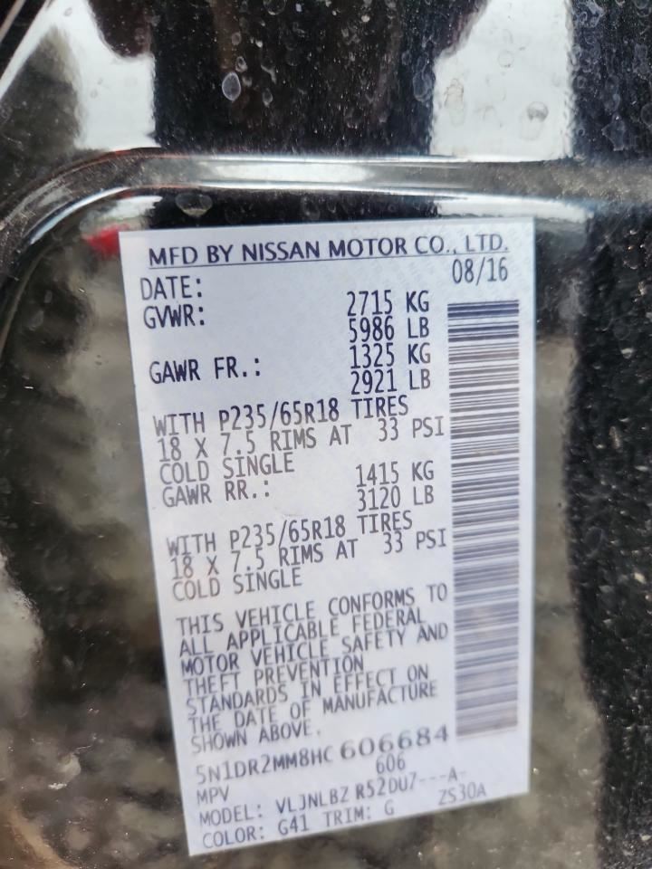 Speedometer Cluster MPH Fits 17 PATHFINDER 219294