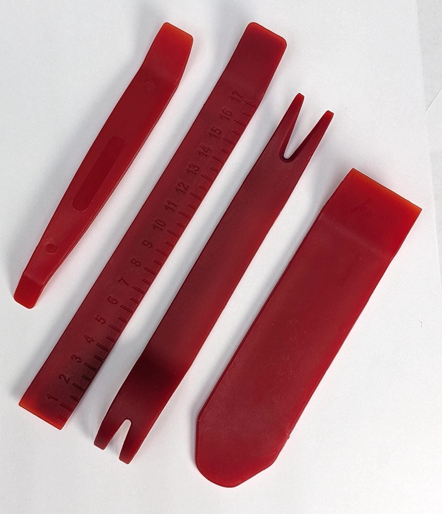 New Harder Material! Plastic Pry Tool Kit Very Strong with Sharp Edges to Preven