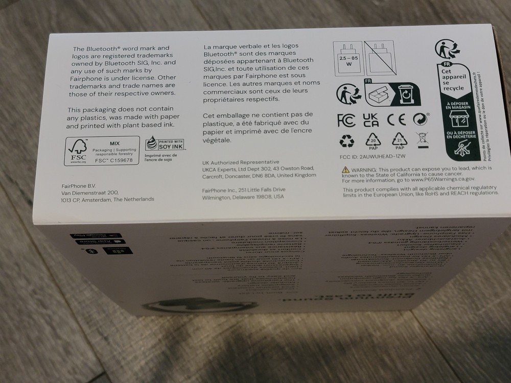 Green Fairphone Fairbuds XL Wireless Bluetooth Earbuds