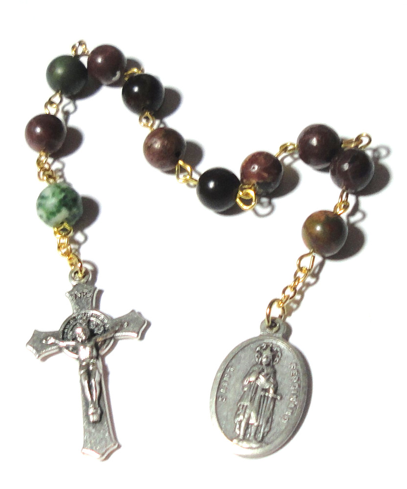 St Ferdinand 1-Decade Rosary w Mission San Fernando Medal Engineers, Parenthood