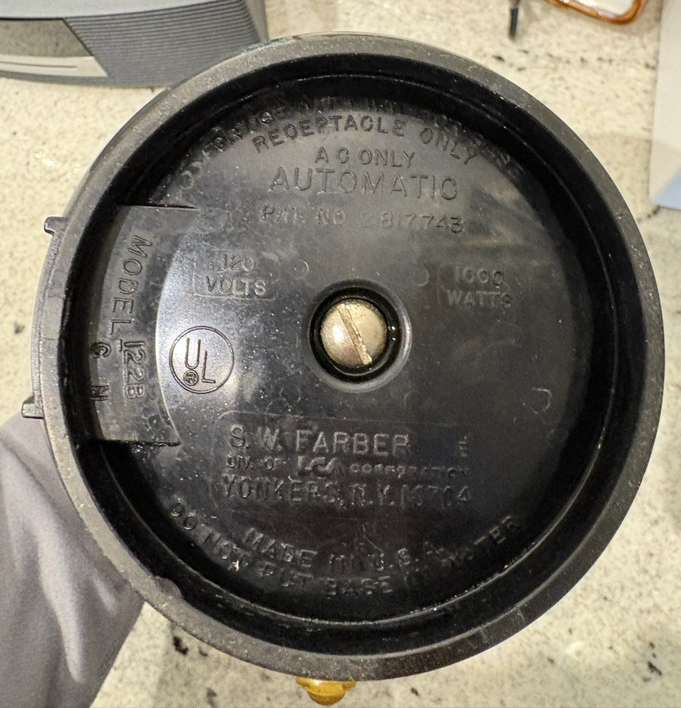 Farberware Superfast Automatic 12 Cup Percolator Model 122B PARTS ONLY