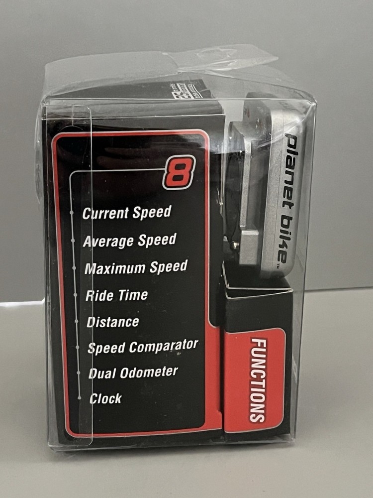 Planet Bike 8.0 Protege Computer: Eight Function: Silver- New In Box