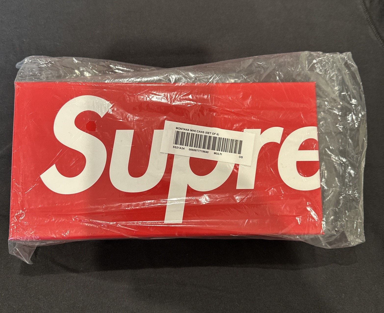 Supreme Montana Mini Spray Paint Cans Set New Displayed Condition 100% Authentic