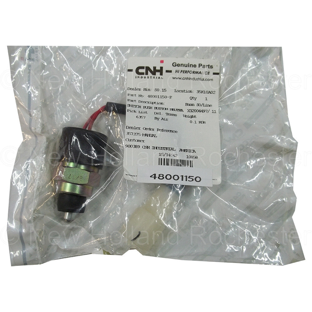 New Holland Neutral Start Switch Part # 48001150